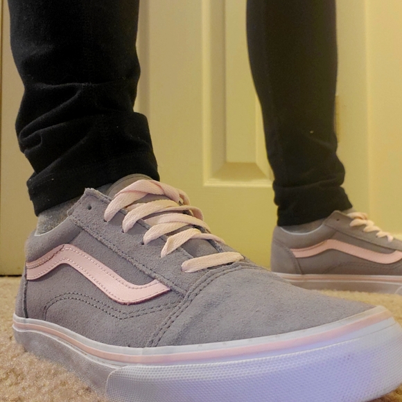 Vans Shoes - VANS OLD SKOOL SUEDE ALLOY/HEAVENLY PINK